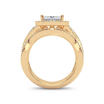 14K 1.50CT Diamond Bridal Ring - Johnny Dang & Co