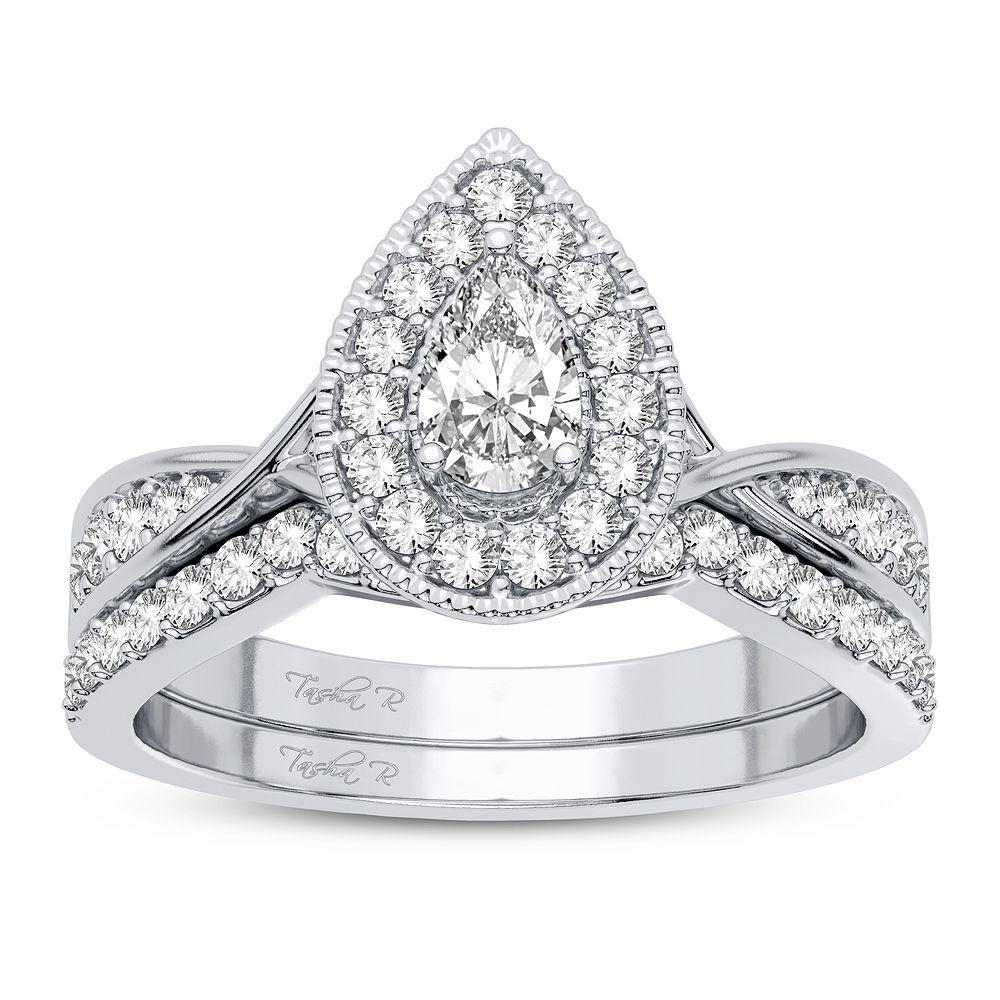 14K 0.60CT Diamond Bridal Ring - Johnny Dang & Co