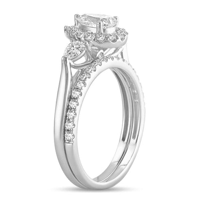 14K 1.20CT Diamond BRIDAL RING - Johnny Dang & Co