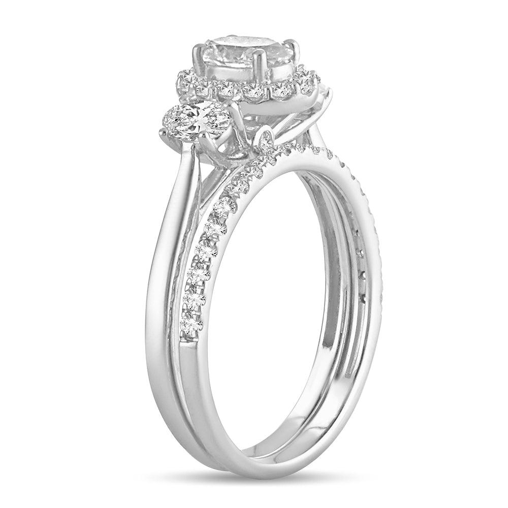 14K 1.20CT Diamond BRIDAL RING - Johnny Dang & Co