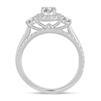 14K 1.20CT Diamond BRIDAL RING - Johnny Dang & Co