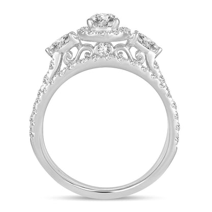 14K 1.50CT DIM BRIDAL RING - Johnny Dang & Co