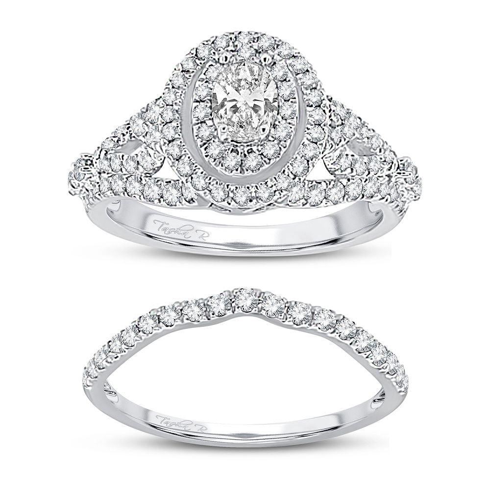 14K 1.20CT DIAMOND BRIDAL RING - Johnny Dang & Co