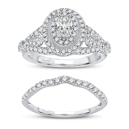 14K 1.20CT DIAMOND BRIDAL RING - Johnny Dang & Co