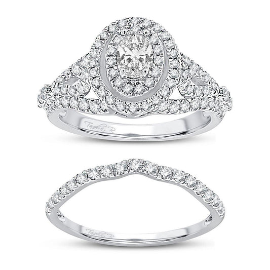 14K 1.20CT DIAMOND BRIDAL RING - Johnny Dang & Co