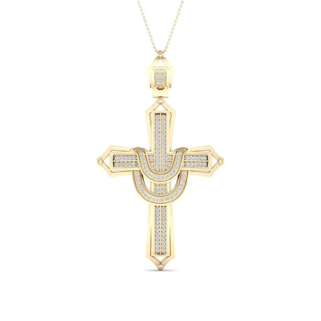 10K 0.38CT Diamond Pendant - Johnny Dang & Co