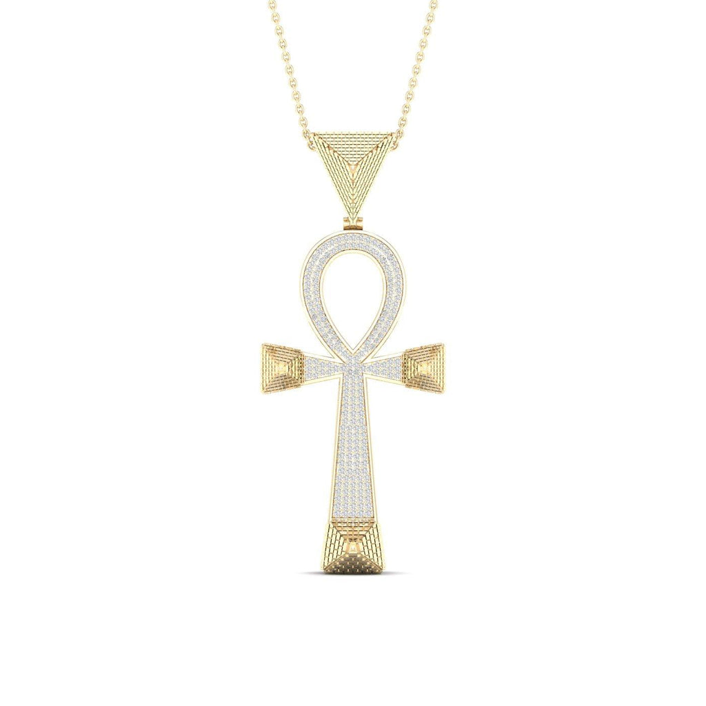10K 0.50CT Diamond Pendant - Johnny Dang & Co