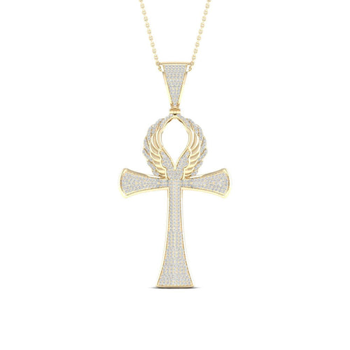 10K 0.90CT Diamond Pendant - Johnny Dang & Co