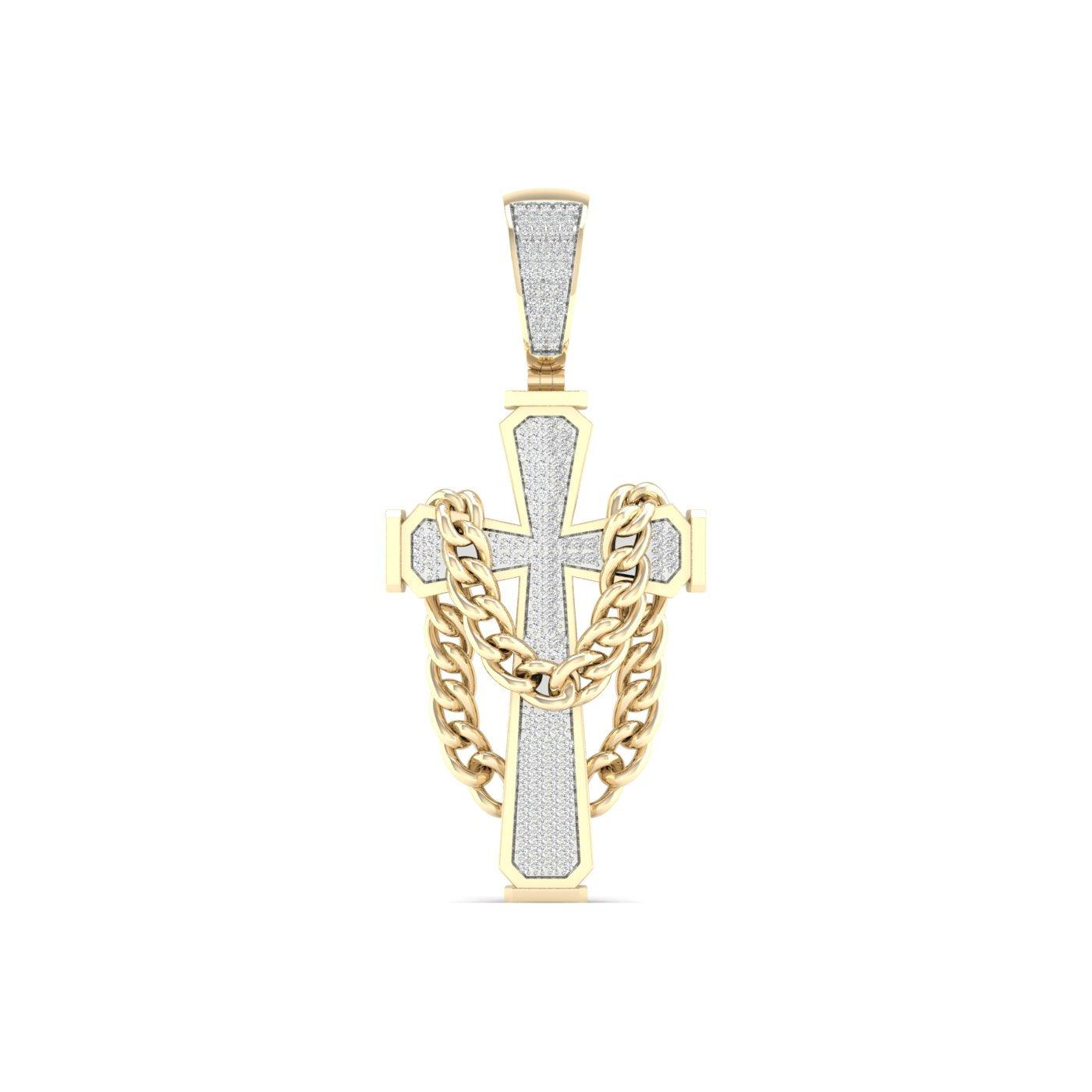 10K 0.43CT Diamond Pendant - Johnny Dang & Co