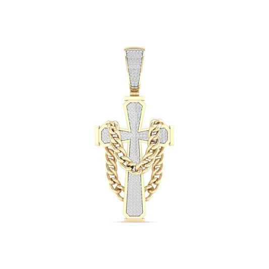 10K 0.43CT Diamond Pendant - Johnny Dang & Co