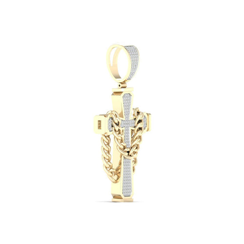 10K 0.43CT Diamond Pendant - Johnny Dang & Co