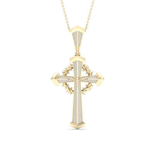 10K 0.50CT Diamond Pendant - Johnny Dang & Co