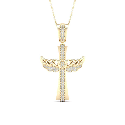 10K 0.43CT Diamond Pendant - Johnny Dang & Co