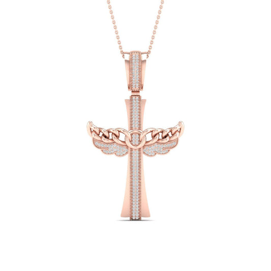 10K 0.43CT Diamond Pendant - Johnny Dang & Co