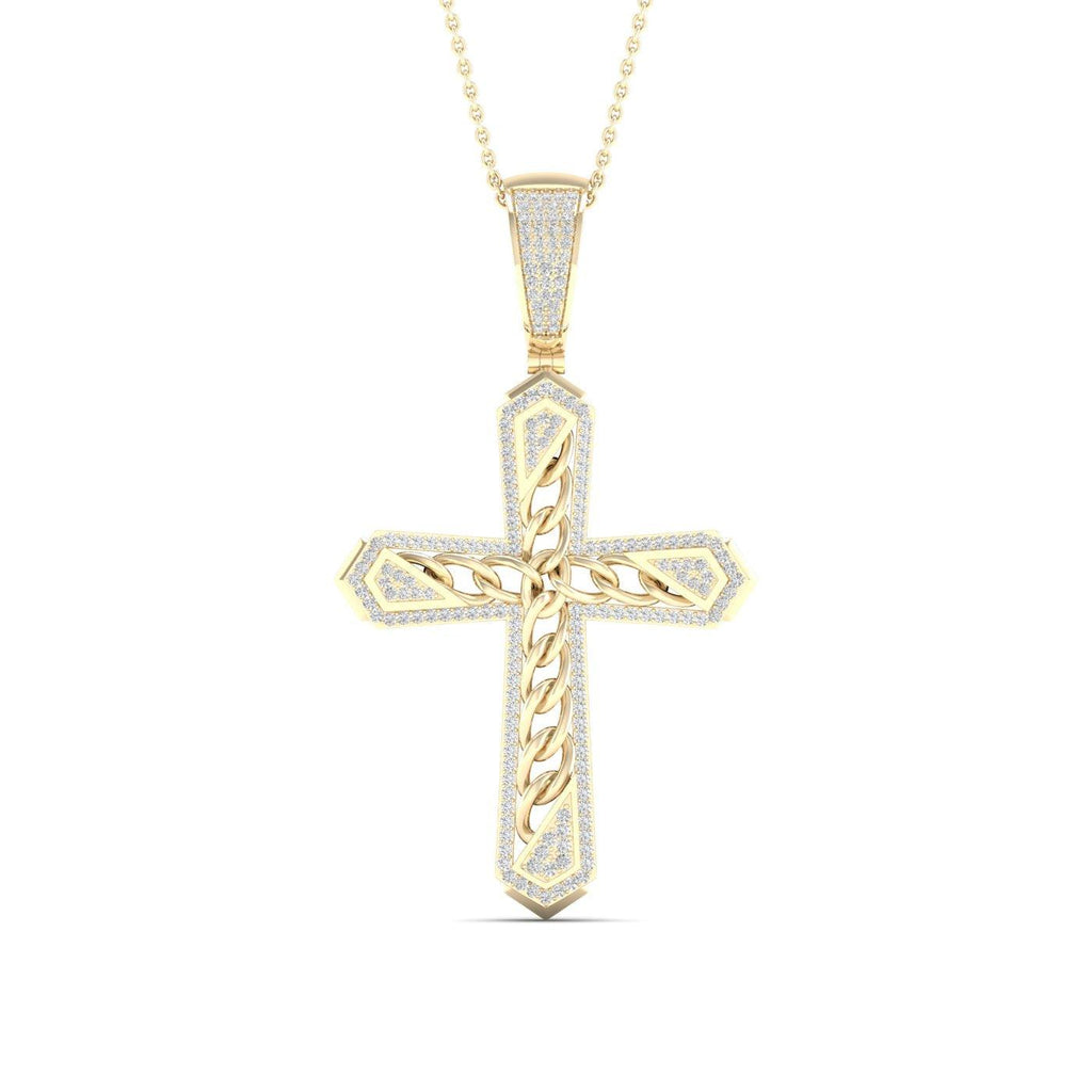 10K 0.55CT Diamond Pendant - Johnny Dang & Co