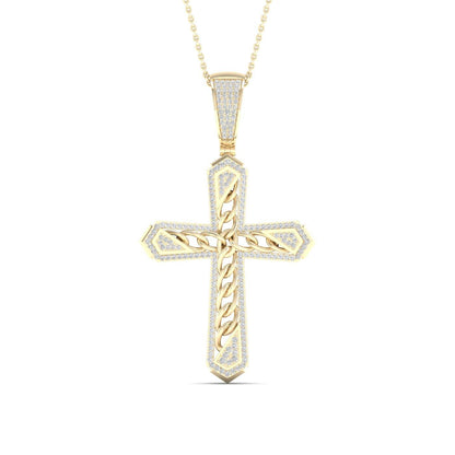 10K 0.55CT Diamond Pendant - Johnny Dang & Co