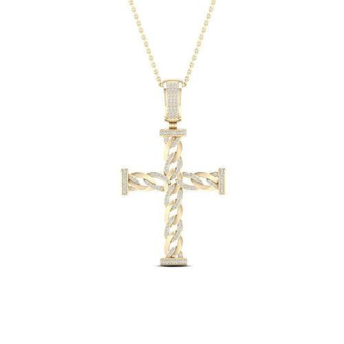 10K 0.40CT Diamond Pendant - Johnny Dang & Co