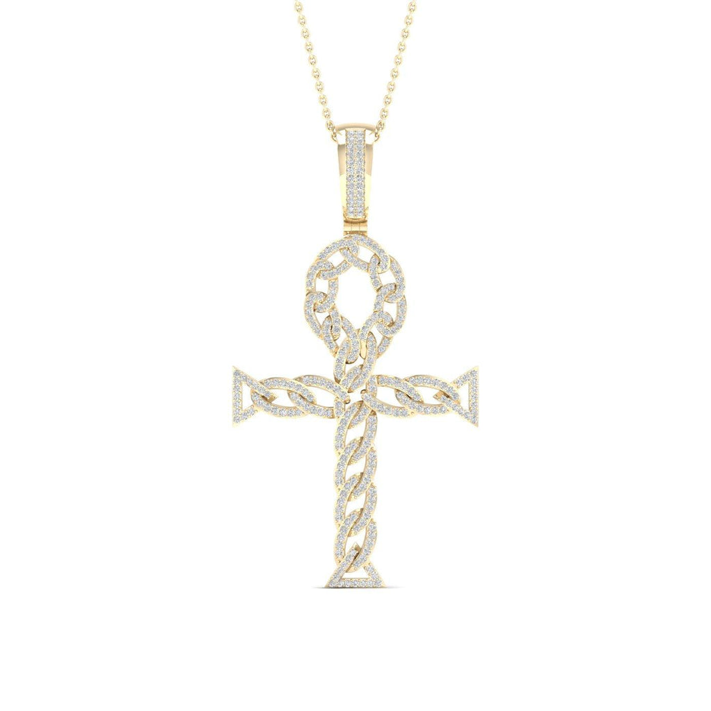 10K 0.70CT Diamond Pendant - Johnny Dang & Co