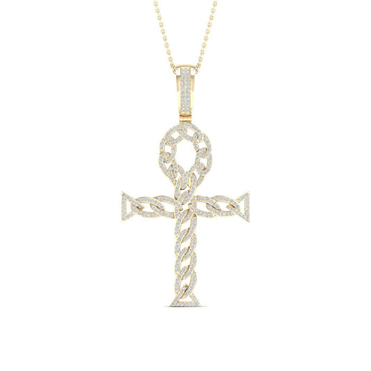 10K 0.70CT Diamond Pendant - Johnny Dang & Co