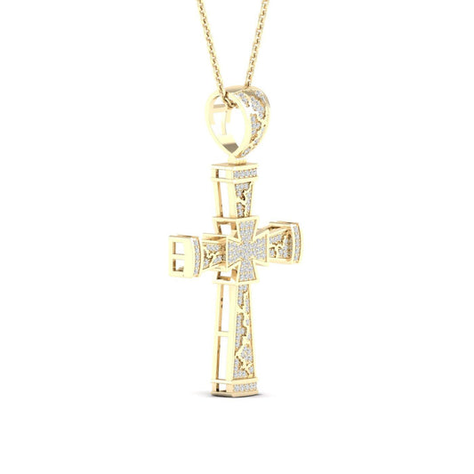 10K 0.40CT Diamond Pendant - Johnny Dang & Co