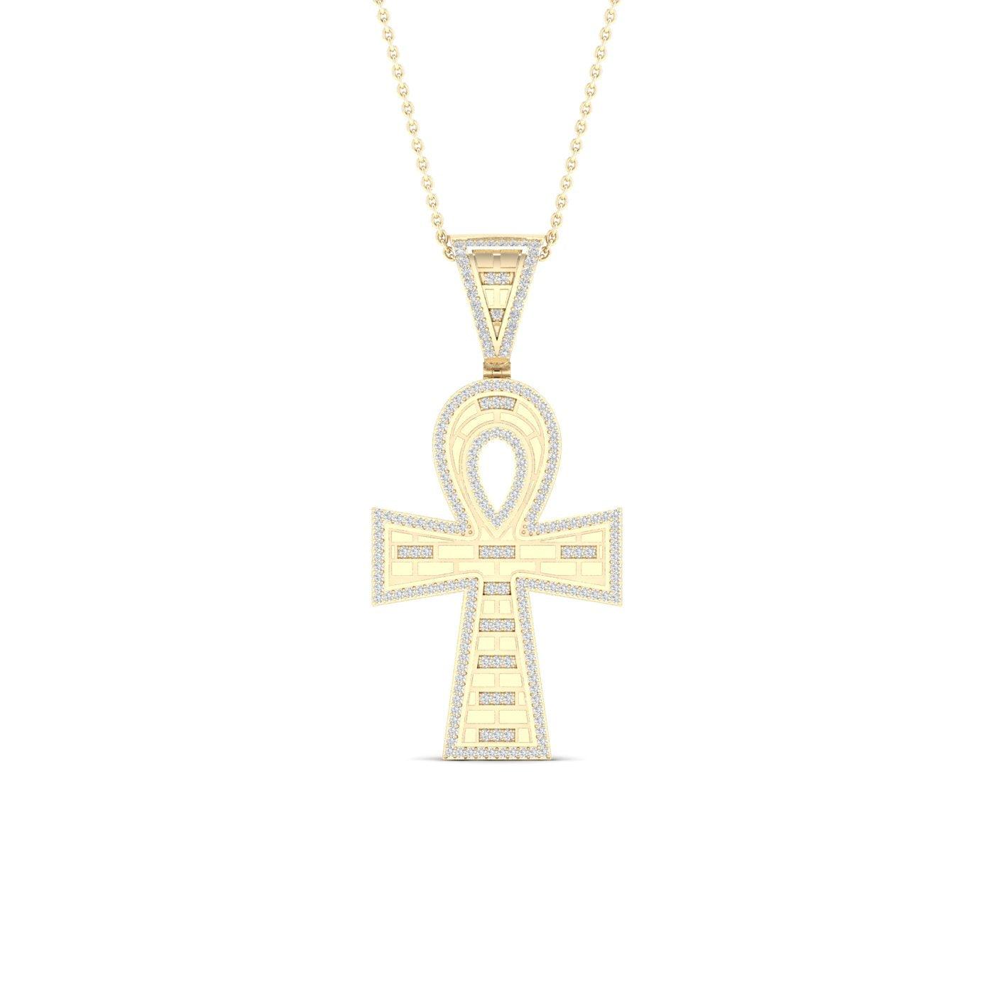 10K 0.50CT Diamond Pendant - Johnny Dang & Co