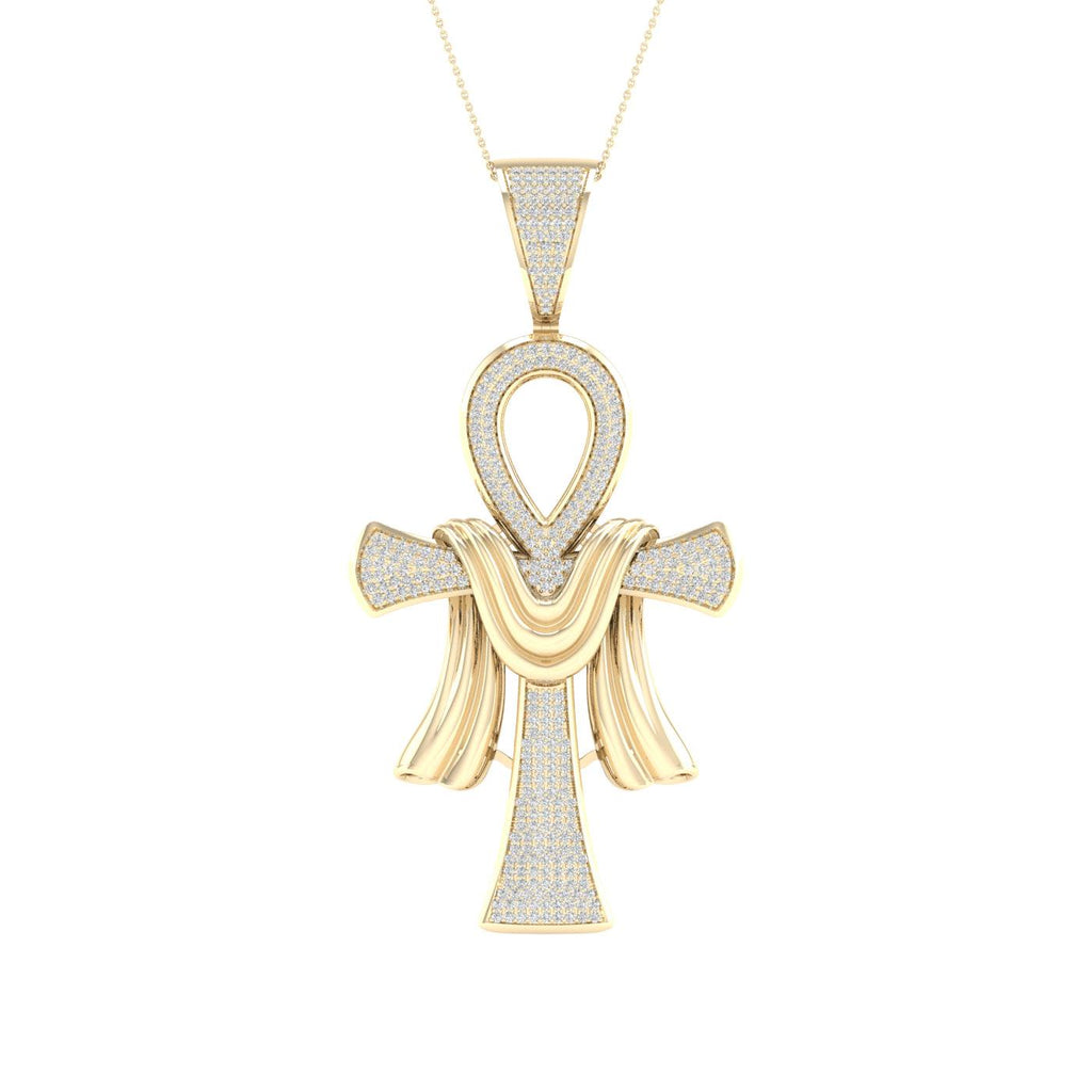 10K 0.80CT Diamond Pendant - Johnny Dang & Co