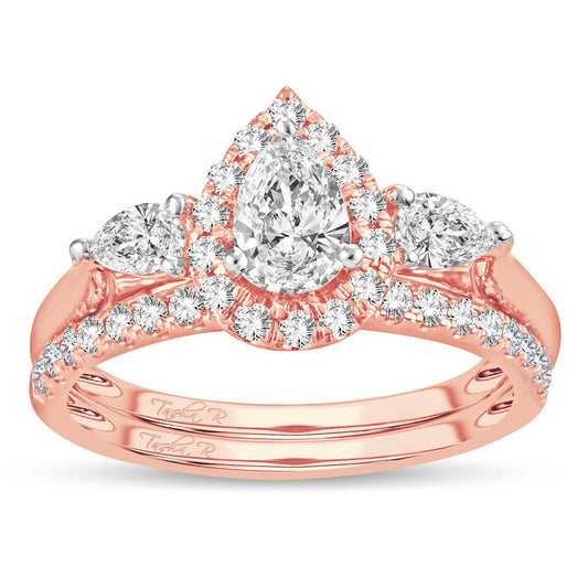 14K 1.20CT Diamond BRIDAL RING - Johnny Dang & Co