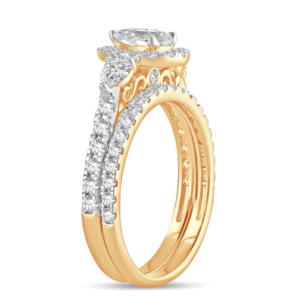 14K 1.50CT DIM BRIDAL RING - Johnny Dang & Co