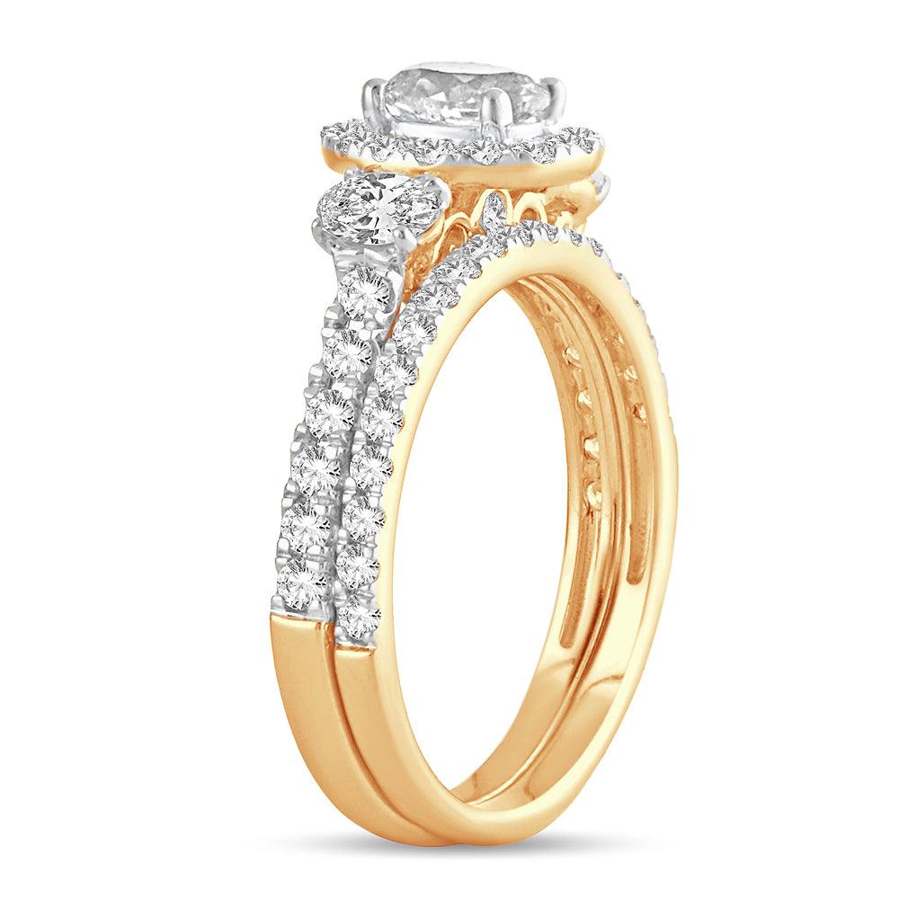 14K 1.50CT DIM BRIDAL RING - Johnny Dang & Co