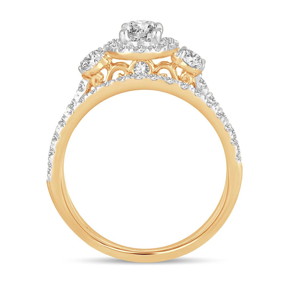 14K 1.50CT DIM BRIDAL RING - Johnny Dang & Co