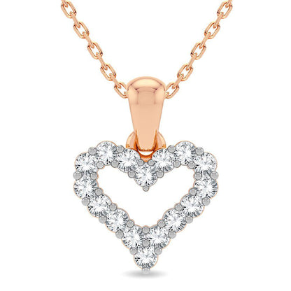 14K 0.25CT Diamond Pendant - Johnny Dang & Co