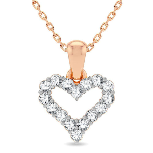 14K 0.25CT Diamond Pendant - Johnny Dang & Co