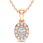 14K 0.25CT Diamond Pendant - Johnny Dang & Co