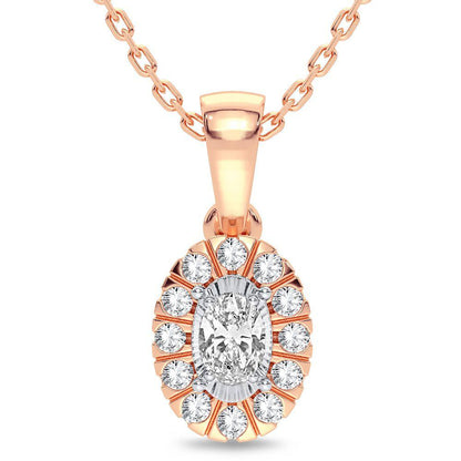 14K 0.25CT Diamond Pendant - Johnny Dang & Co