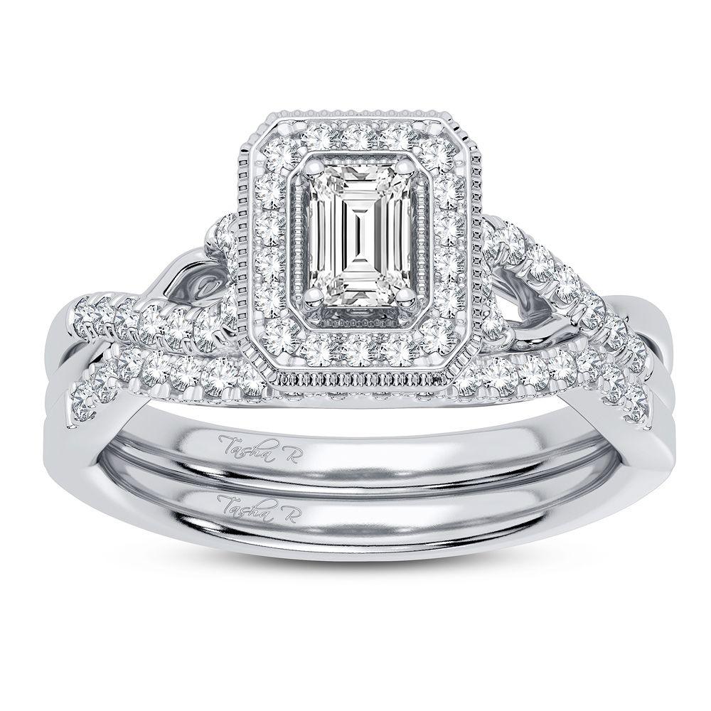 14K 0.50CT Diamond Bridal Ring - Johnny Dang & Co