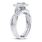 14K 0.50CT Diamond Bridal Ring - Johnny Dang & Co