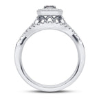 14K 0.50CT Diamond Bridal Ring - Johnny Dang & Co