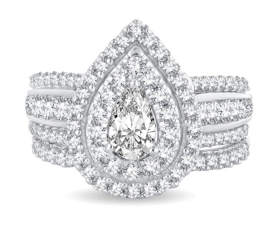 14K 2.00ct Diamond Bridal Ring - Johnny Dang & Co
