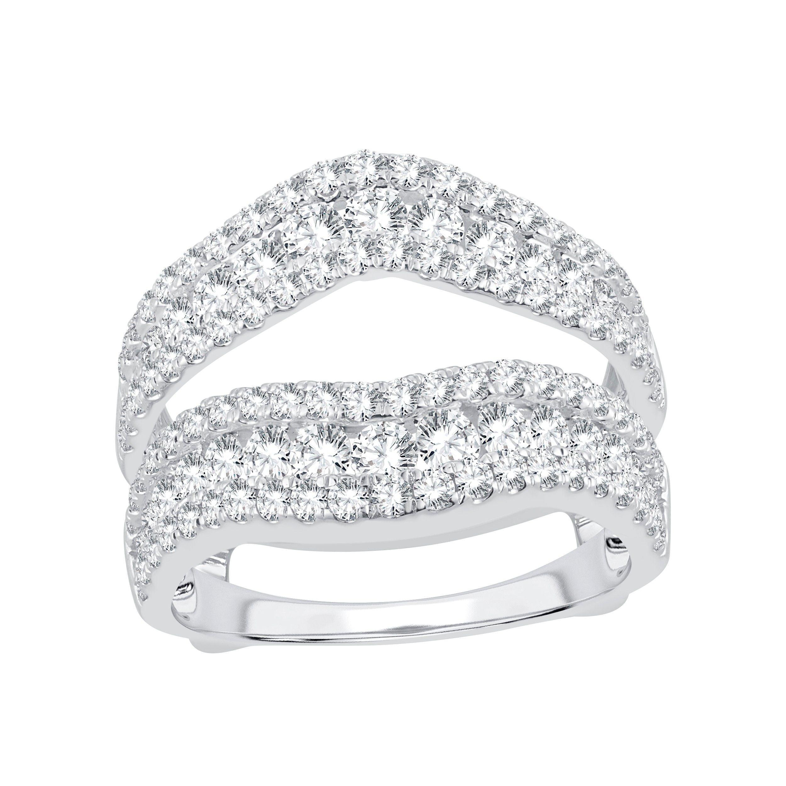 14K 2.00ct Diamond Ring Guard - Johnny Dang & Co