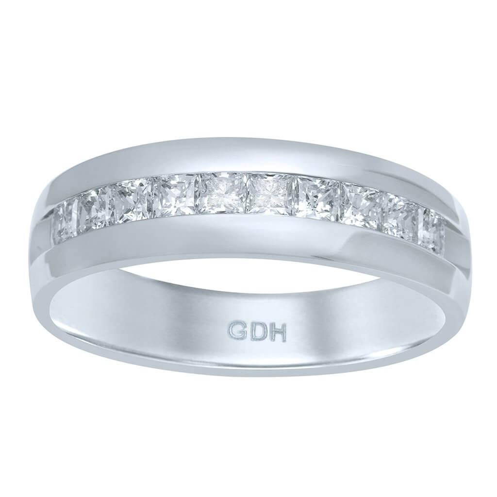 14K 0.95-1.02CT D-MENS BAND - Johnny Dang & Co