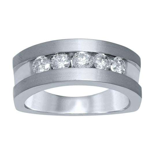 14K 0.98-1.04CT D-MENS BANDS - Johnny Dang & Co