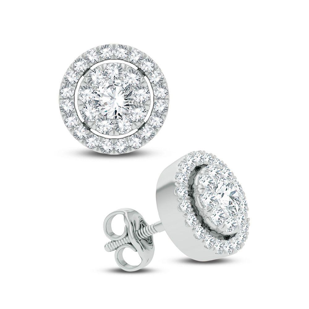 14K 1.00CT DIAMOND EARRING - Johnny Dang & Co