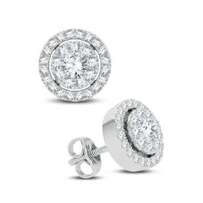 14K 1.00CT DIAMOND EARRING - Johnny Dang & Co