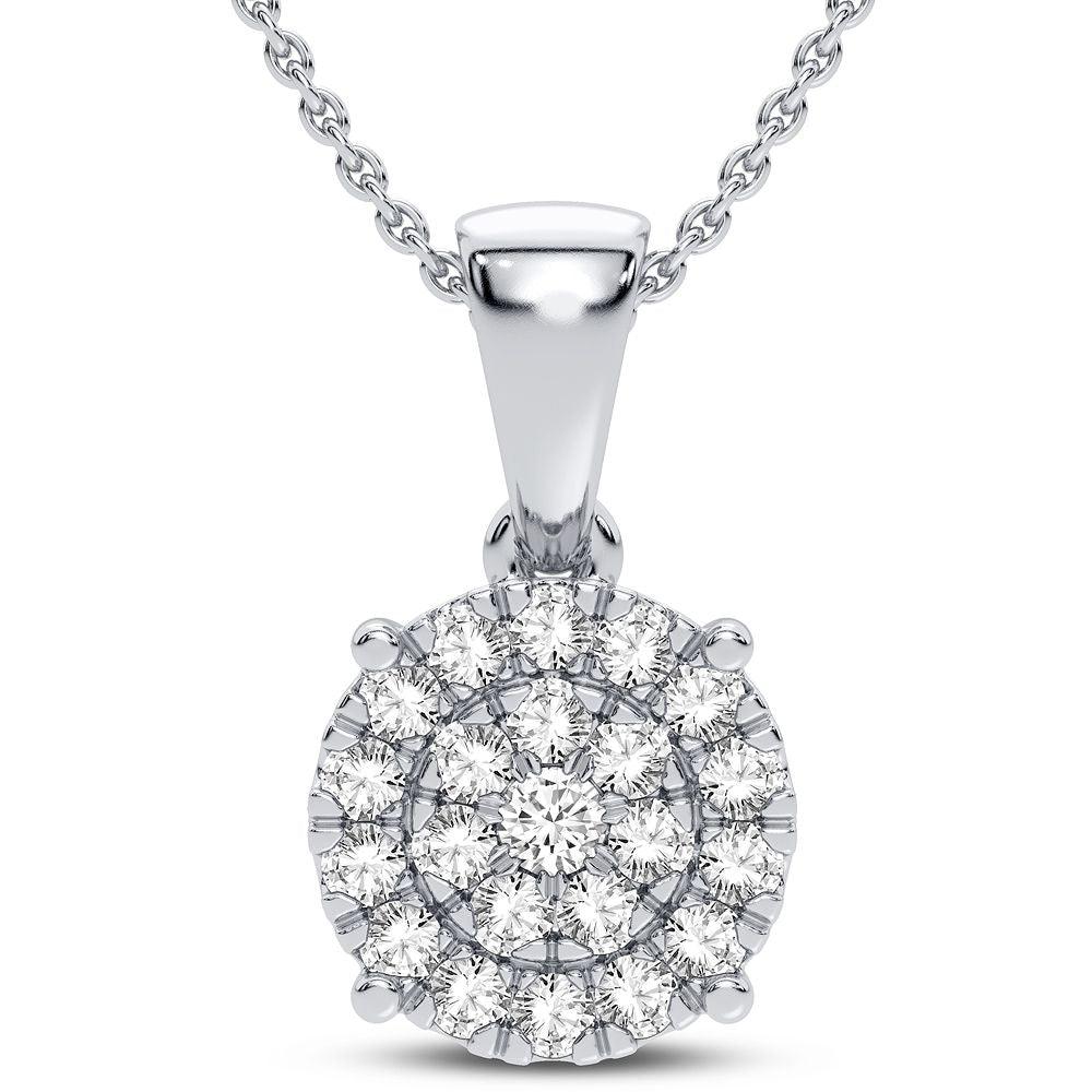 10K 0.25CT DIAMOND PENDANT - Johnny Dang & Co