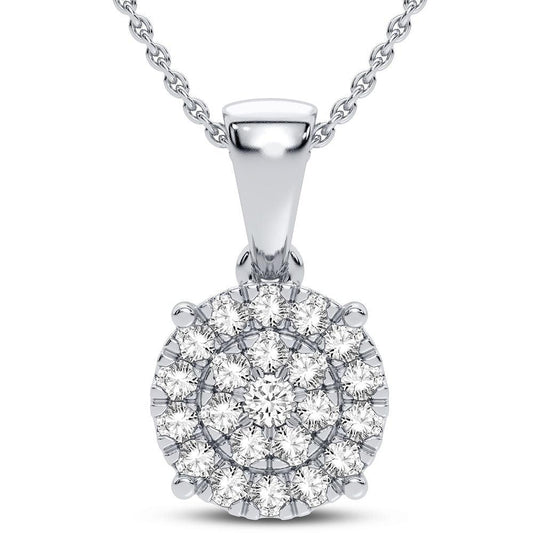 10K 0.25CT DIAMOND PENDANT - Johnny Dang & Co
