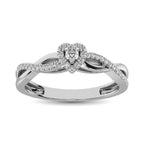 Diamond 0.4 Ct.Tw. Heart Engagement/Promise Ring - Johnny Dang & Co