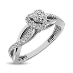 Diamond 0.4 Ct.Tw. Heart Engagement/Promise Ring - Johnny Dang & Co