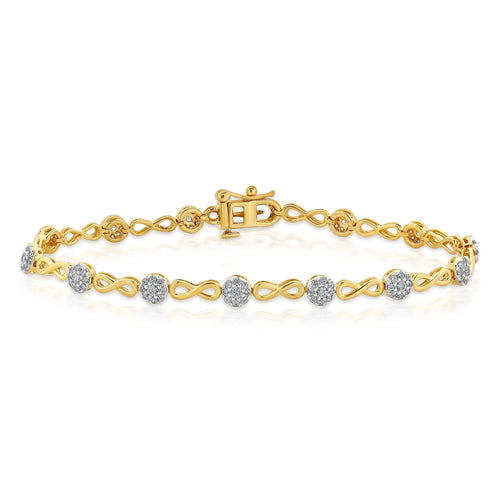 10K 1.00ct Diamond Bracelet - Johnny Dang & Co
