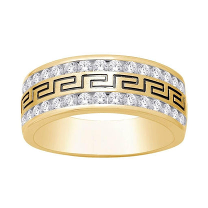 14K 0.98-1.02CT D-MENS BANDS RING - Johnny Dang & Co