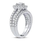 14K 1.50CT DIAMOND BRIDAL RING - Johnny Dang & Co